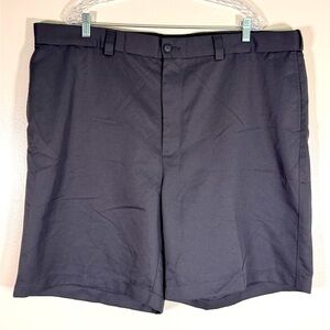OAK HILL Activewear Chino Big & Tall Shorts - Men's Size 46 - Charcoal Gray